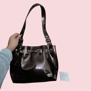 Beijo burgundy shoulder bag